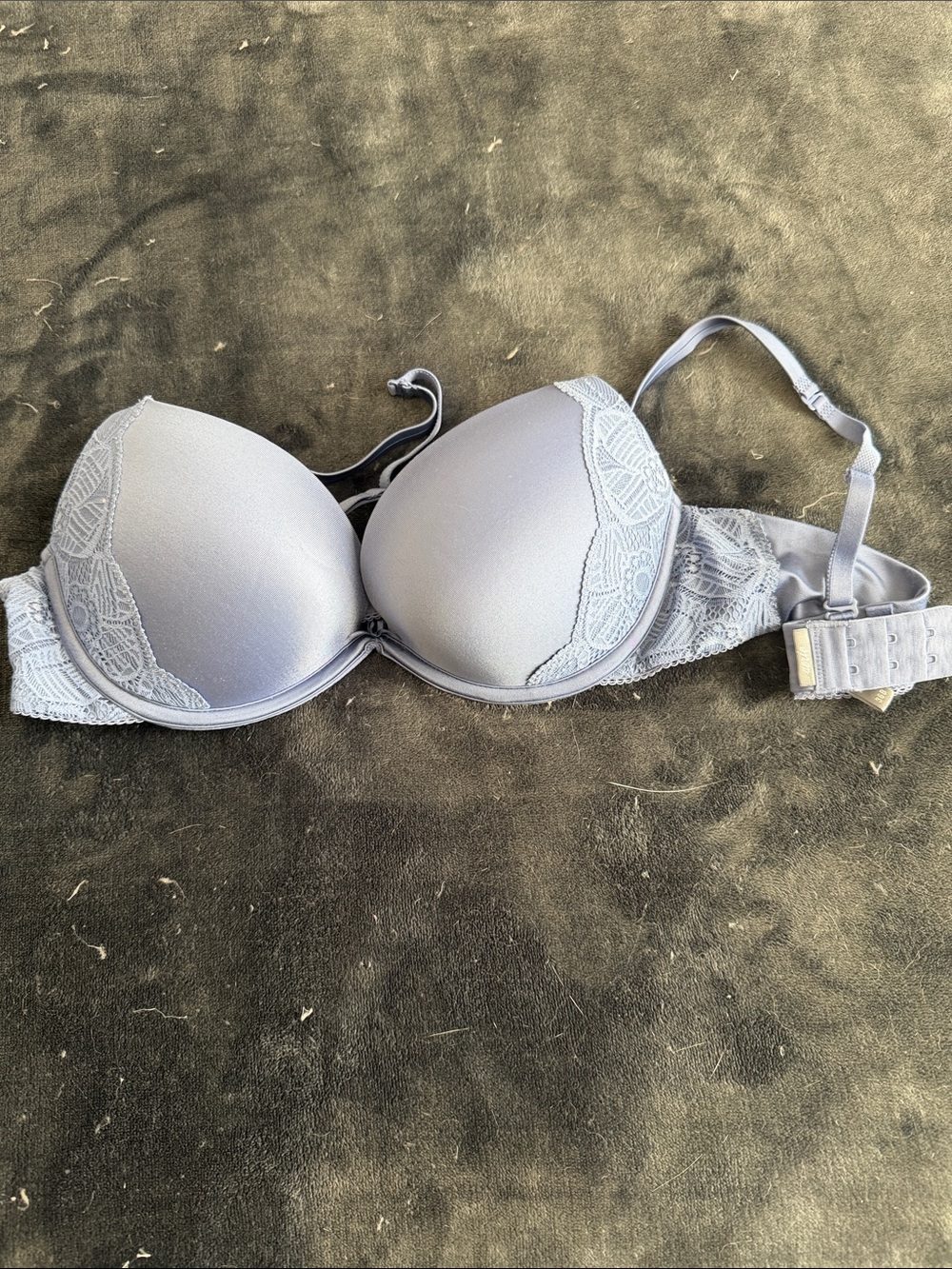 Purple Aerie Bra w/Lace-Trim